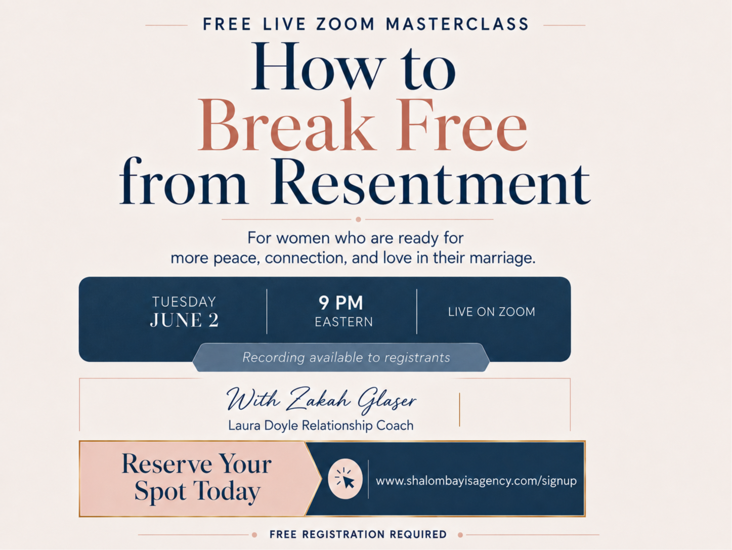 Event flyer